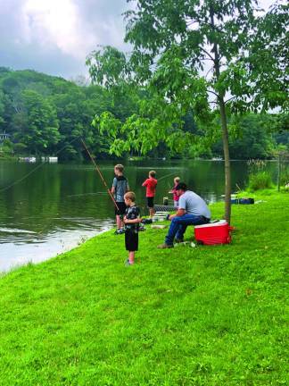 The fishing contest, sponsored by the Wantage Recreation and Parks Advisory Committee, was Saturday, July 8 at Lake Neepaulin Beach.