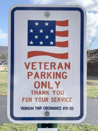 The signs were manufactured and installed by the Vernon Township DPW.