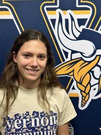 Freshman Alexandra Kovacs won the 100 fly and backstroke and anchored two relay teams to wins in the girl’s swim team victory over Hackettstown.