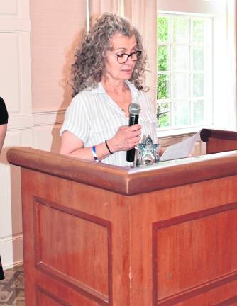 <b>Jean Decker, founder of Peace By Piece, won the Championing Change Award </b>
