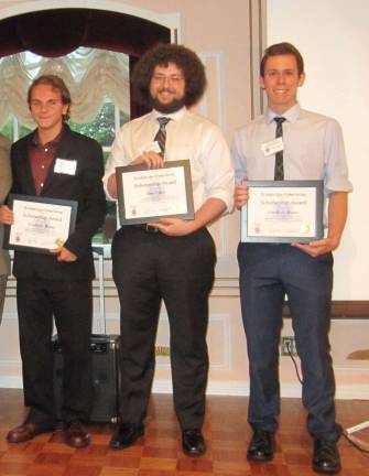 Pictured from left are Alexander Mount, Tony Giard and Jonathan Mazur.