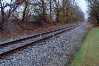 A look down the tracks as Vernon Township will welcome Operation Toy Train on Nov. 30 at 4:20 p.m. near Veterans’ Memorial Park on Vernon Crossing Road.