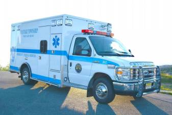 Wantage Township First Aid Squad ambulance.