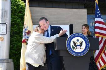 U.S. Rep. Josh Gottheimer is joined by local seniors and officials to announce his new Senior Security Strategy.