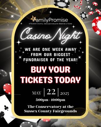 Casino Night fundraiser is Thursday