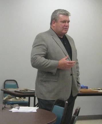 State Sen. Stephen Oroho speaks at the Those Were the Days meeting on Sunday March 4.