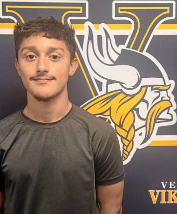 <b>Junior Aiden Velez took first overall for Vernon in cross country and a top 10 finish against Wallkill Valley, Hopatcong, North Warren and Hackettstown, leading Vernon to victories against Hackettstown and Hopatcong. </b>