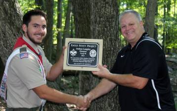 Outdoor classroom gets a makeover, thanks to Eagle Scout project