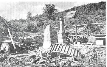 <b>Remains of Windham Forge. (Photo courtesy of North Jersey Highlander, Ralph Colfax and the John Royle Co.) </b>