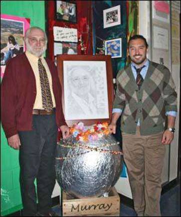 Art teacher honors colleague with a custom portrait