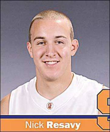 Resavy named scholar-athlete