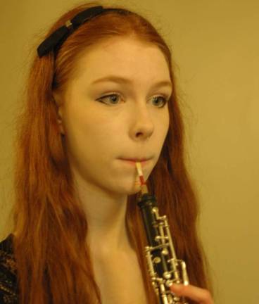 Oboist, Katherine Rakus.