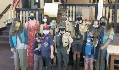 Scout Sunday at First Presbyterian