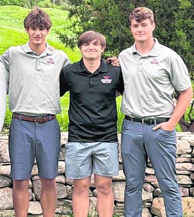 <b>High Point boys golf captains.</b>