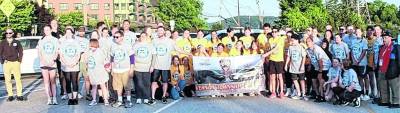 Vernon students join Torch Run for Special Olympics