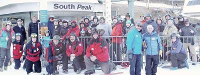 Die-hard skiers, riders, Ski Patrol and Mountain Creek management ready to enjoy a final day on the slopes