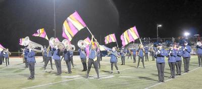 Flags soar, along with the music and spirits (Photo by Vera Olinski)