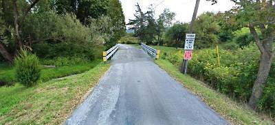 Bridge X-50, which carries Oil City Road over a branch of the Wallkill River in Wantage.