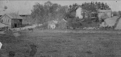 Branchville from the east toward the town around 1910.