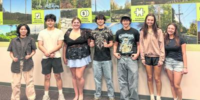 <b>Seven students were selected to for the Sussex Rural Electric Cooperative Youth Tour trip.</b>