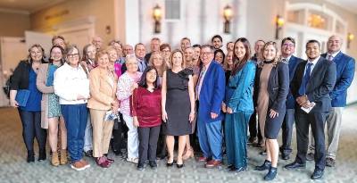 Winners pose for a photo at the Sussex County Chamber of Commerce’s annual awards luncheon Thursday, April 10. (Photo courtesy of the Sussex County Chamber of Commerce)