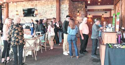 <b>Guests at the Taste of Vernon. Over 200 tickets were sold.</b>