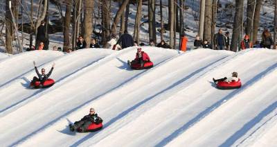 Snow tubing at Mount Peter. Photo by Roger Gavan.