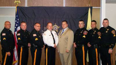 Corporal Jeffery Miller, Sergeant Jeremy Lock, Sergeant Anthony Masucci, Sheriff Michael Strada, Warden Mark Farsi, Sergeant Daniel Truppo, Sergeant Michael Scuzzese, Sergeant Erich Olsen