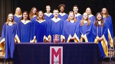 VTHS inducts 15 into honor society