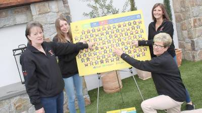 Sue Van Vleet, Becki Frankosky, Cherie Hudson, and Kayla Steele took the #1 spot in the region, representing ShopRite of Newton.