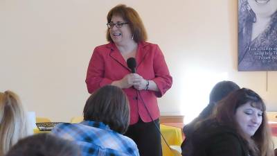Life Change Strategist, Coach and Motivational Speaker Diana Perez discussed the importance of laughter and mindfulness at Project Self-Sufficiency’s recent Special Needs Resource Fair.