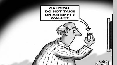 Cartoon EMPTY WALLET