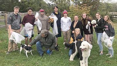 Front row (left to right): Joseph Carney, Maddie Hordych; Back row: Back row (left to right): Jeff Carney, Gabe Sevilla, TJ Quimby, James Nieves, Evan Amato, Lisa DeRitter, Kaitlyn Buurman, Kelsie Shinall, Kayla Barca.