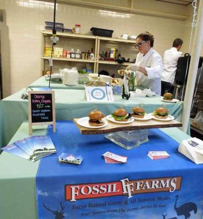 Fosil Farms' display at A Taste of Talent