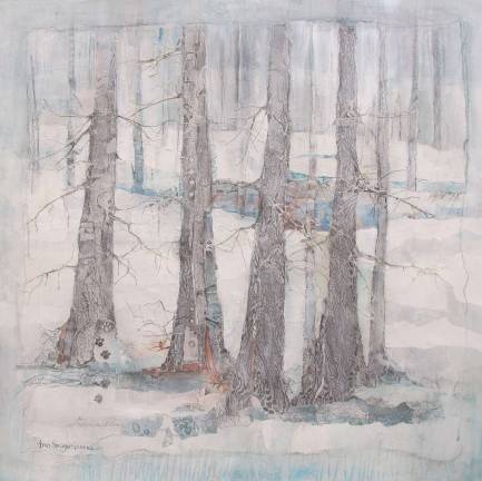 Ann Smiga Green, Newton &#x2014; &#x201c;A Winter Walk&#x201d;