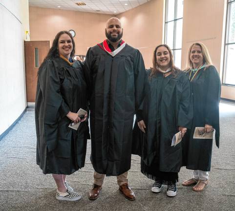 Sussex Tech faculty members, from left, are Casey Oldfield, Matt Pollard, Gillian Hatus and Suzanne Samer.