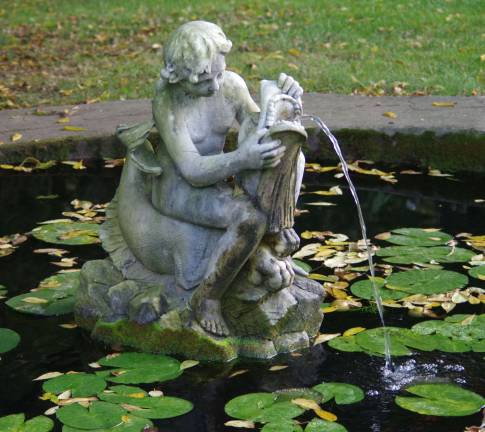 One of the numerous water fountains at Meadowburn Farm.