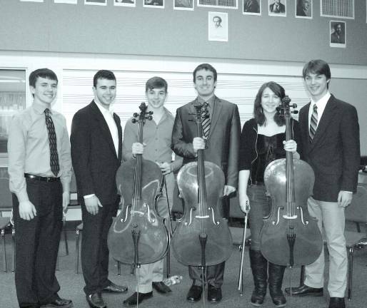 Pictured from left: Sean Gillen, Ryan McCotter, Christopher Ambrose, Michael Rossi, Kelsey Daly and Kyle Pitts. Not pictured: Christina Comizio, Dylan VonderLinden and Philip Warner.