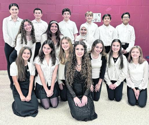 Sussex Middle School students shine at Junior Honors Chorus