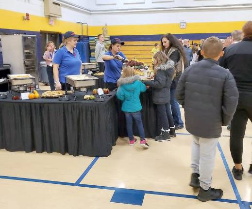 Students and Parents enjoyed the food and refreshments provided by a NJEA Pride Grant. Grapes, cheese, Asian fish tacos, pizza bites, and more were available.