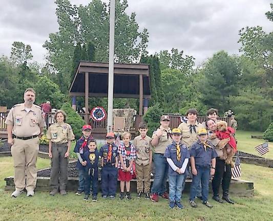 Scouts observe Memorial Day