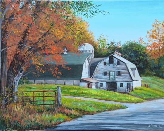 <b>‘The original Jacob Tanis Barn on Plains Road, Frankford Twp.’</b>