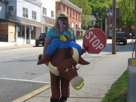 Spirit Week inspires crossing guard