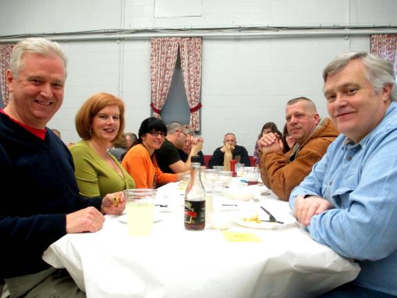 From left, county residents Mark Graham, Tammy Mindo, Jeffrey Stoveken and county Freeholder George Graham are shown.