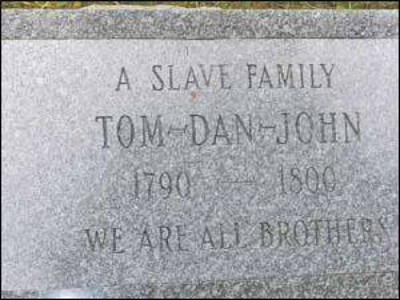 Slaves' remains put to rest by descendent of owner