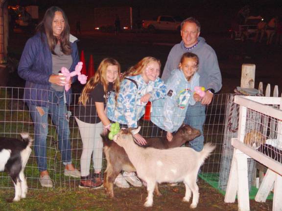 Everybody in the family enjoyed the petting zoo.