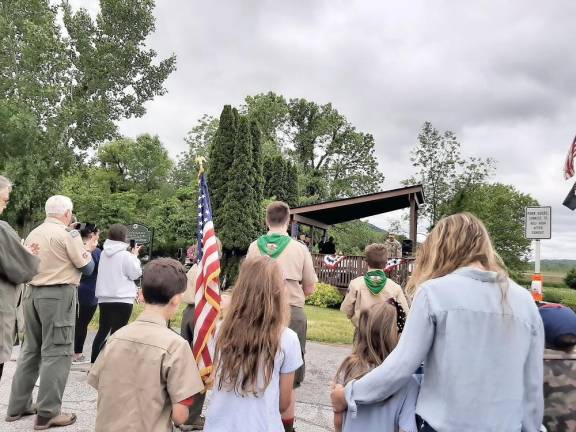 Scouts observe Memorial Day