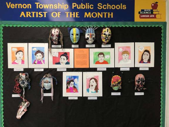 Lounsberry Hollow art students have their artwork displayed