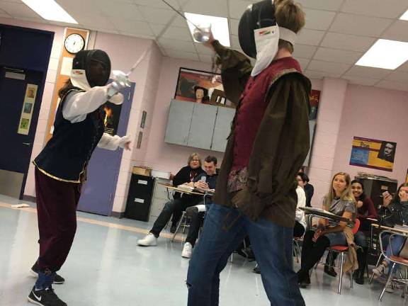 AP English students daily in Elizabethan era