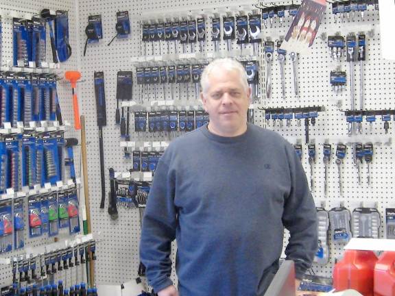 Tom Lutz, owner of H&amp;H Auto Parts, began working there when he was a student at Vernon Township High School. (Photo by Janet Redyke)